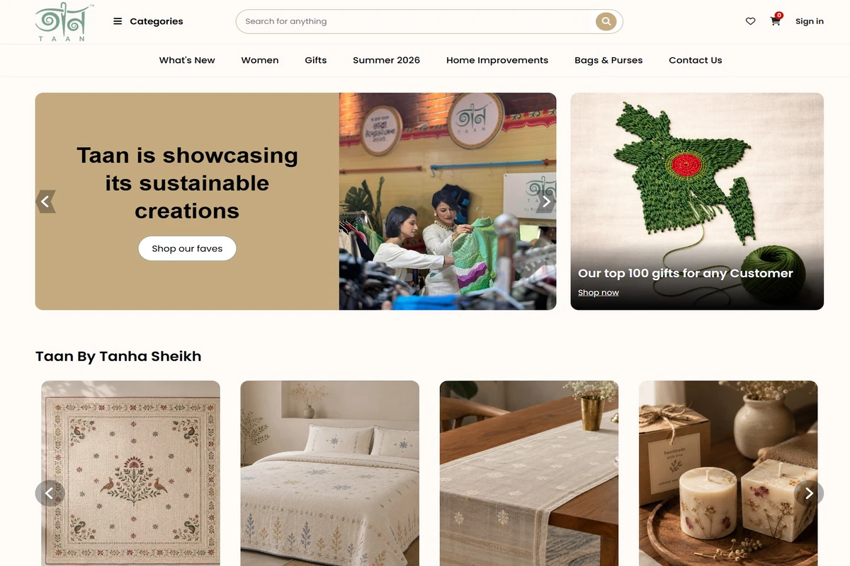 Taan project preview from Md. Shamsur Rahman's portfolio